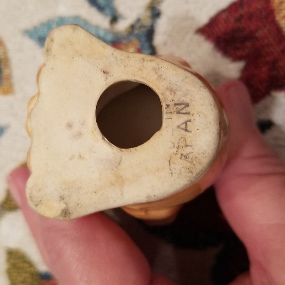 Vintage Puppy Dog Cracked Egg Anthropomorphic Egg Cup - Picture 3 of 11